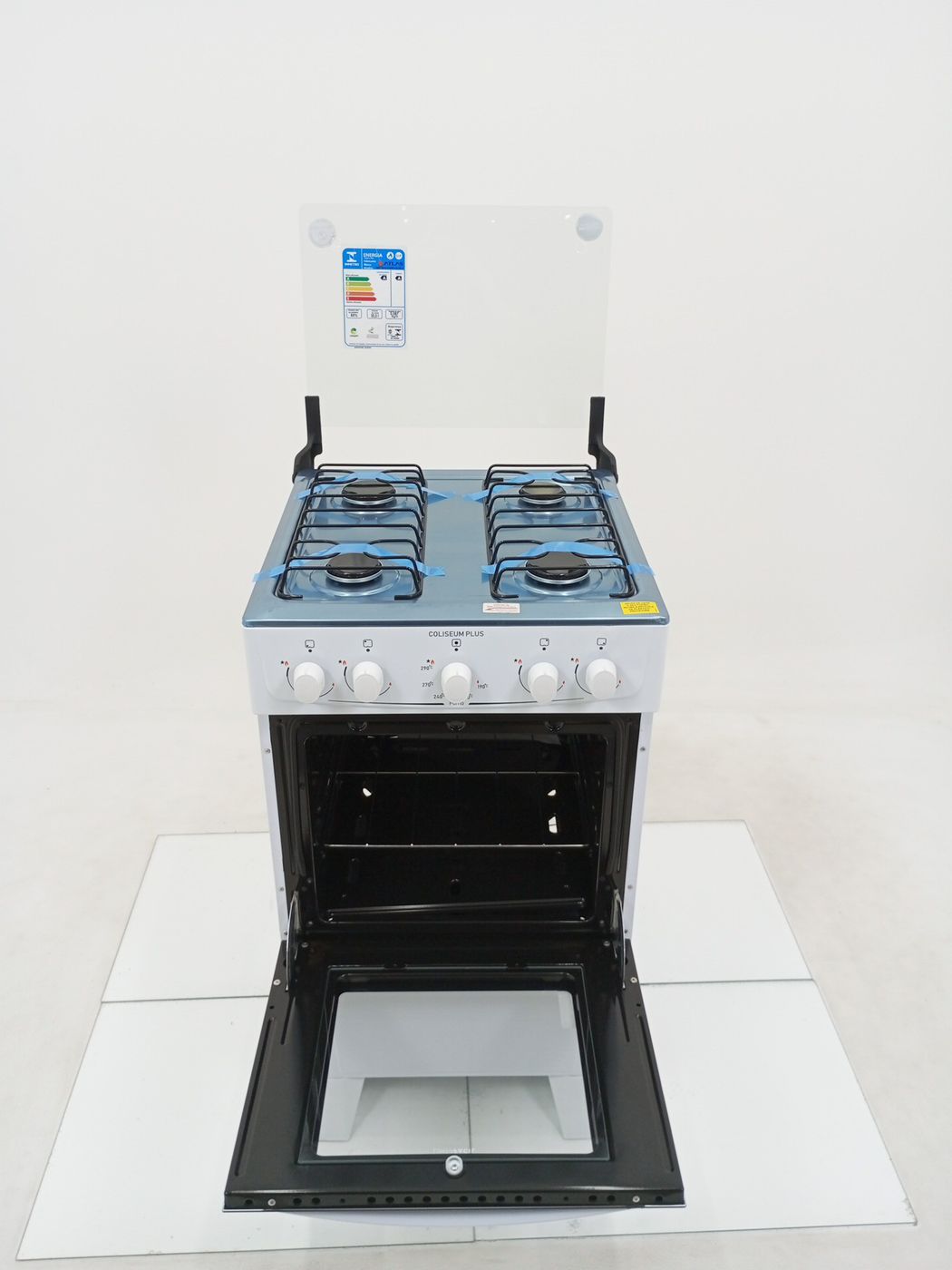 FOGAO ATLAS CLISEUM PLUS 4 BOCAS MESA INOX - 