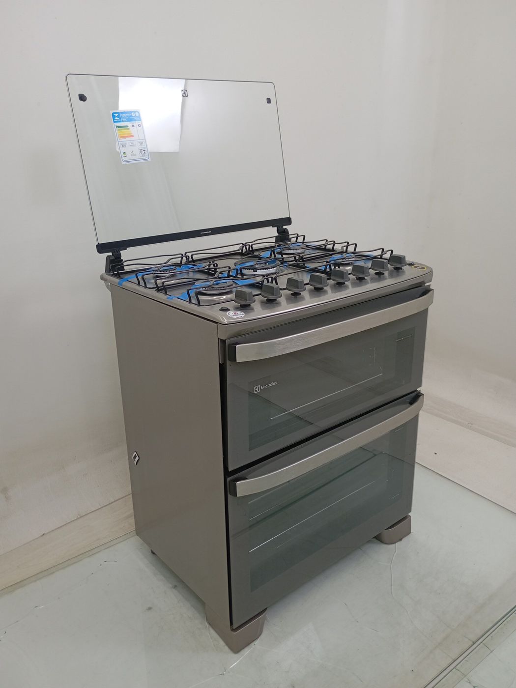 FOGAO ELECTROLUX FE5DC 5 BOCAS DUPLO FORNO PE