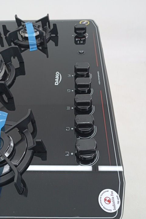 FOGAO DAKO 5 BOCAS MESA DE VIDRO MAGISTER - P