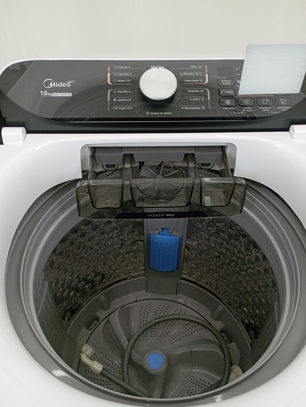 LAVADORA MIDEA LAVADORA TOP LOAD 15KG - BRANC