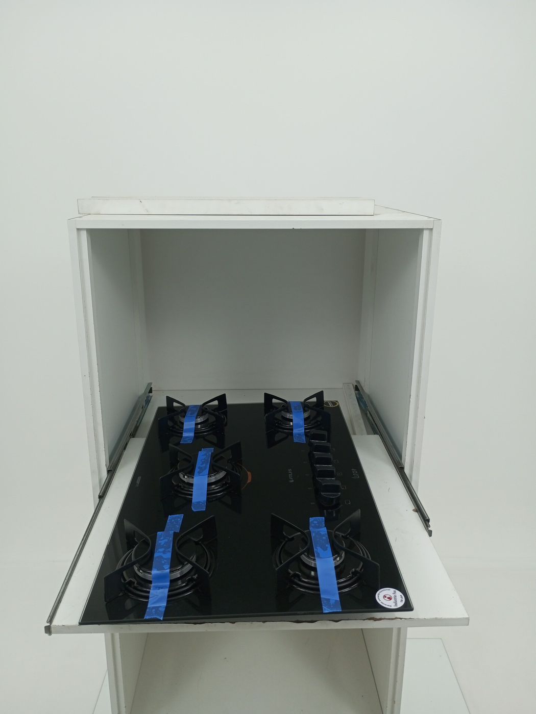 COOKTOP ATLAS À GÁS 5 BOCAS UTOP - PRETO