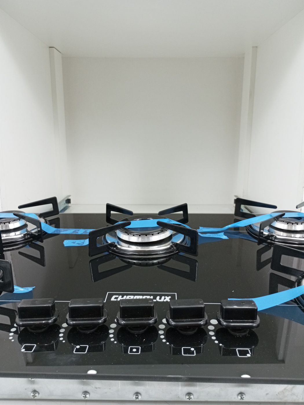 COOKTOP CHAMALUX 5 BOCAS GLP - PRETO