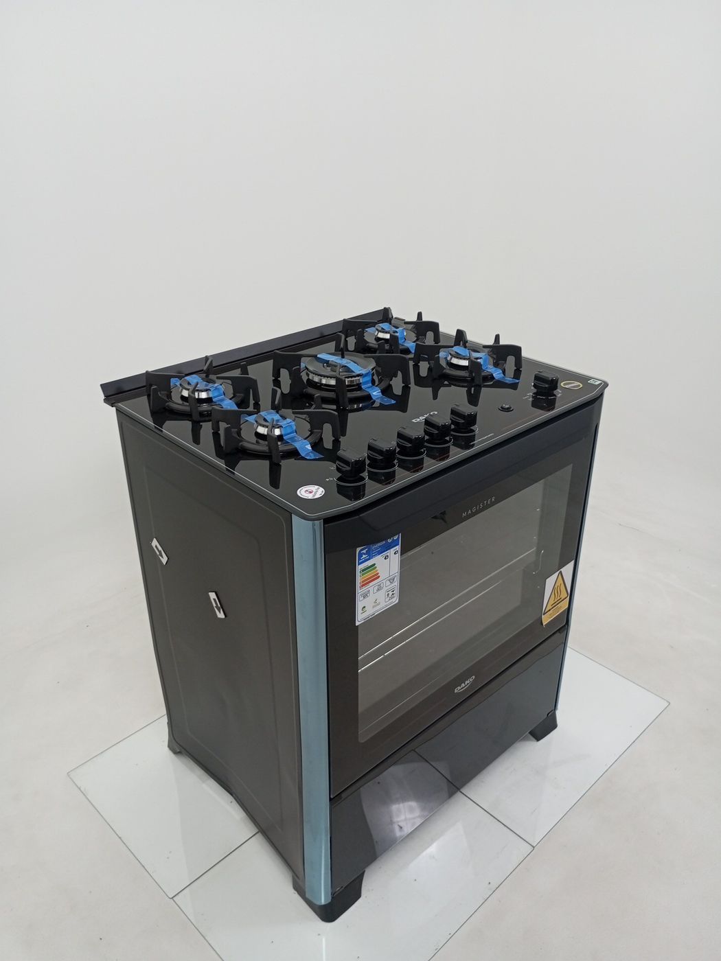 FOGAO DAKO 5 BOCAS MESA DE VIDRO MAGISTER - P