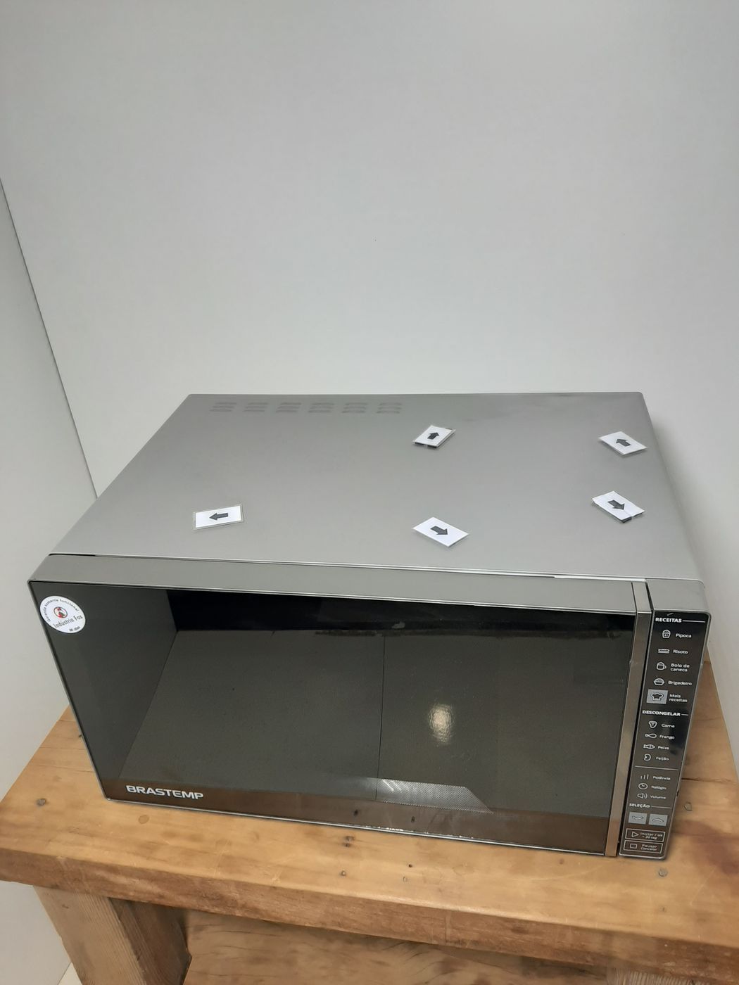 MICRO-ONDAS BRASTEMP 45 L - INOX