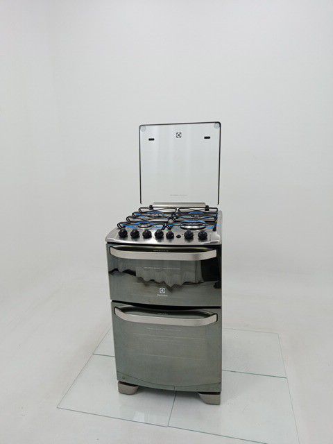 FOGAO ELECTROLUX 56DXQ  4 BOCAS COM FORNO DUP