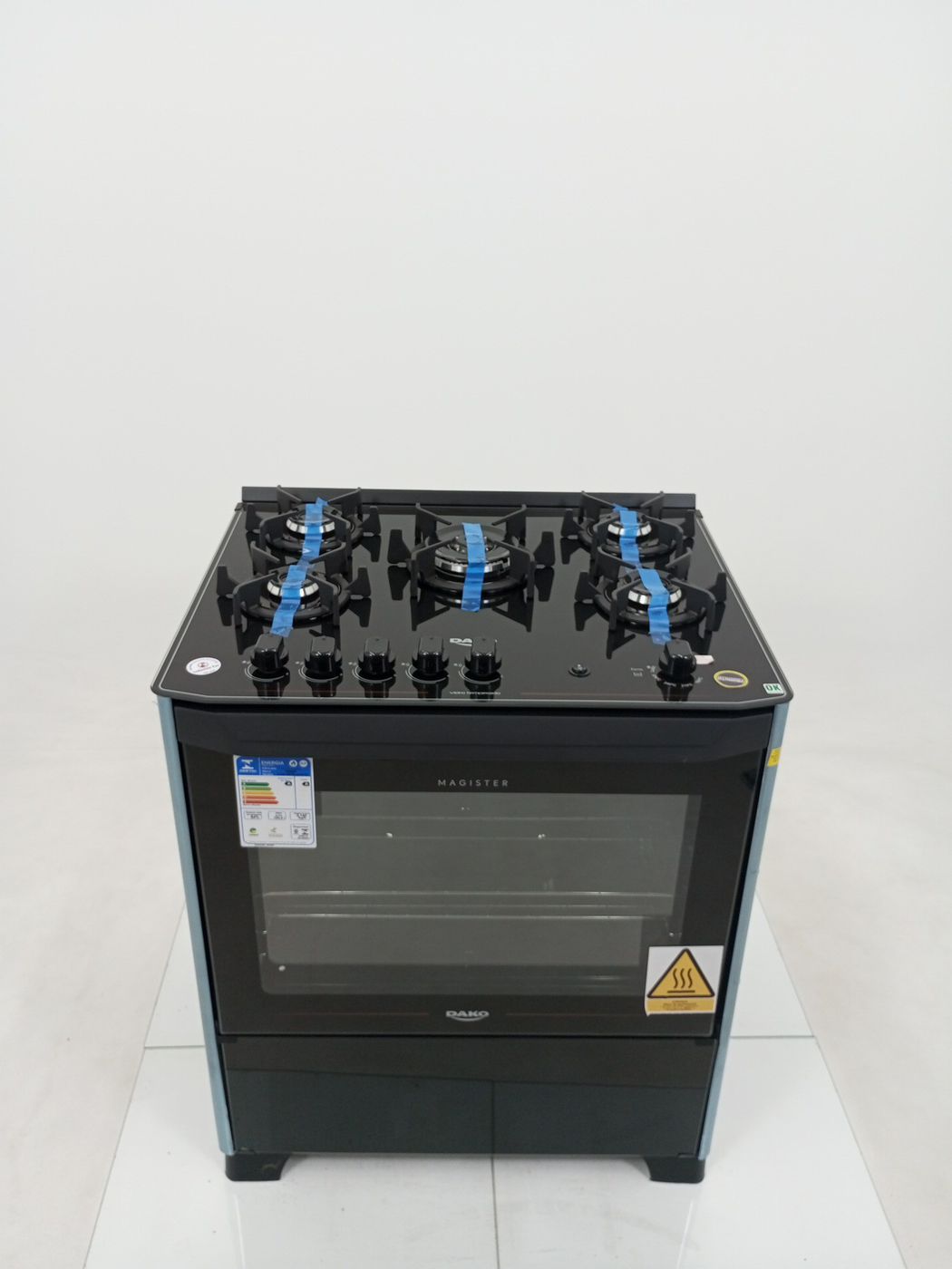 FOGAO DAKO 5 BOCAS MESA DE VIDRO MAGISTER - P