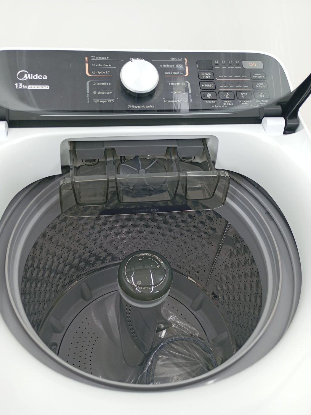 LAVADORA MIDEA MA512W 13KG WAVE AGITADOR - BR