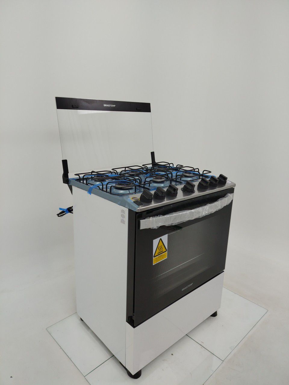 FOGAO BRASTEMP A GAS 6 BOCAS C/ BOTOES REMOVI