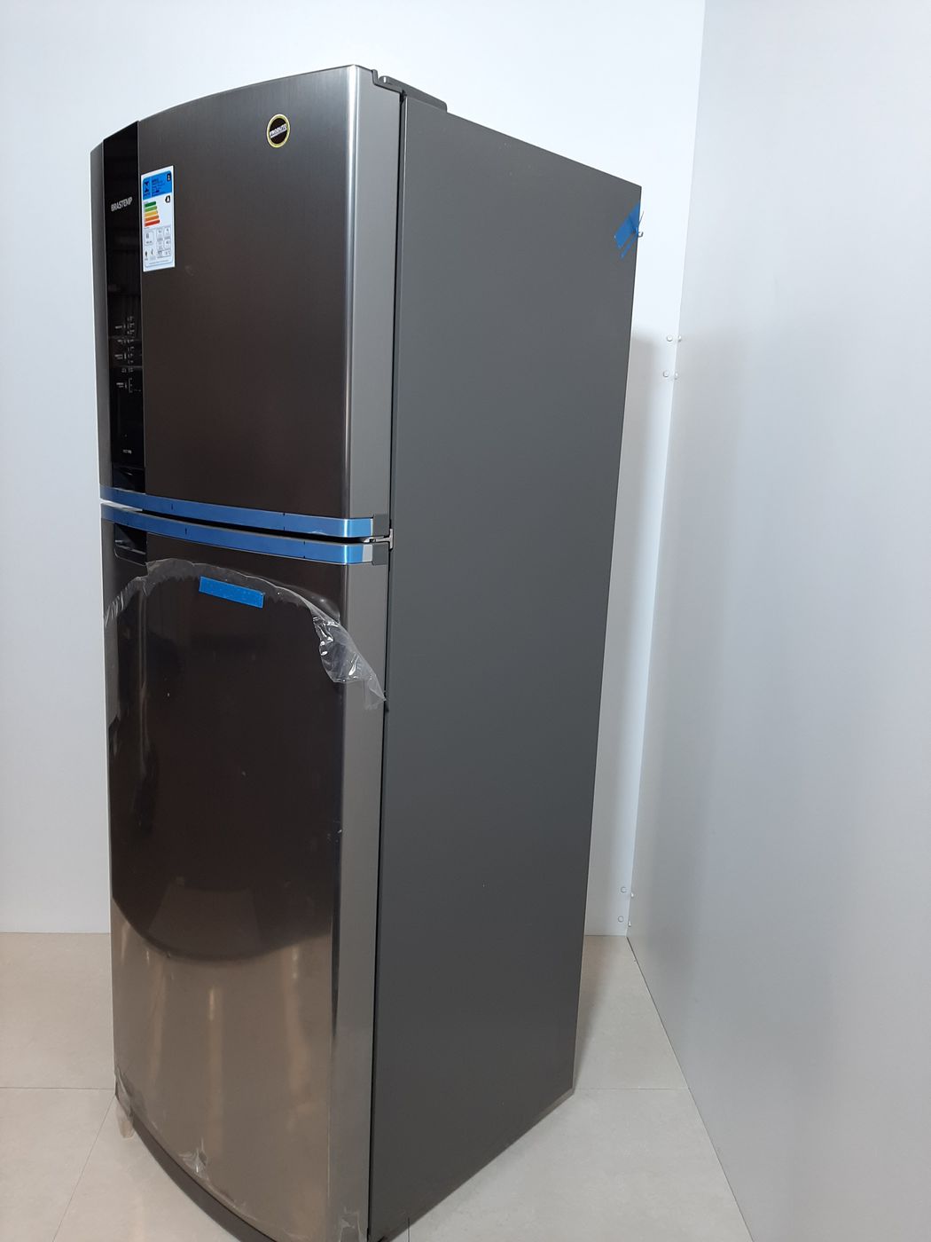 REFRIGERADOR BRASTEMP 2 PORTAS 462L PL - INOX
