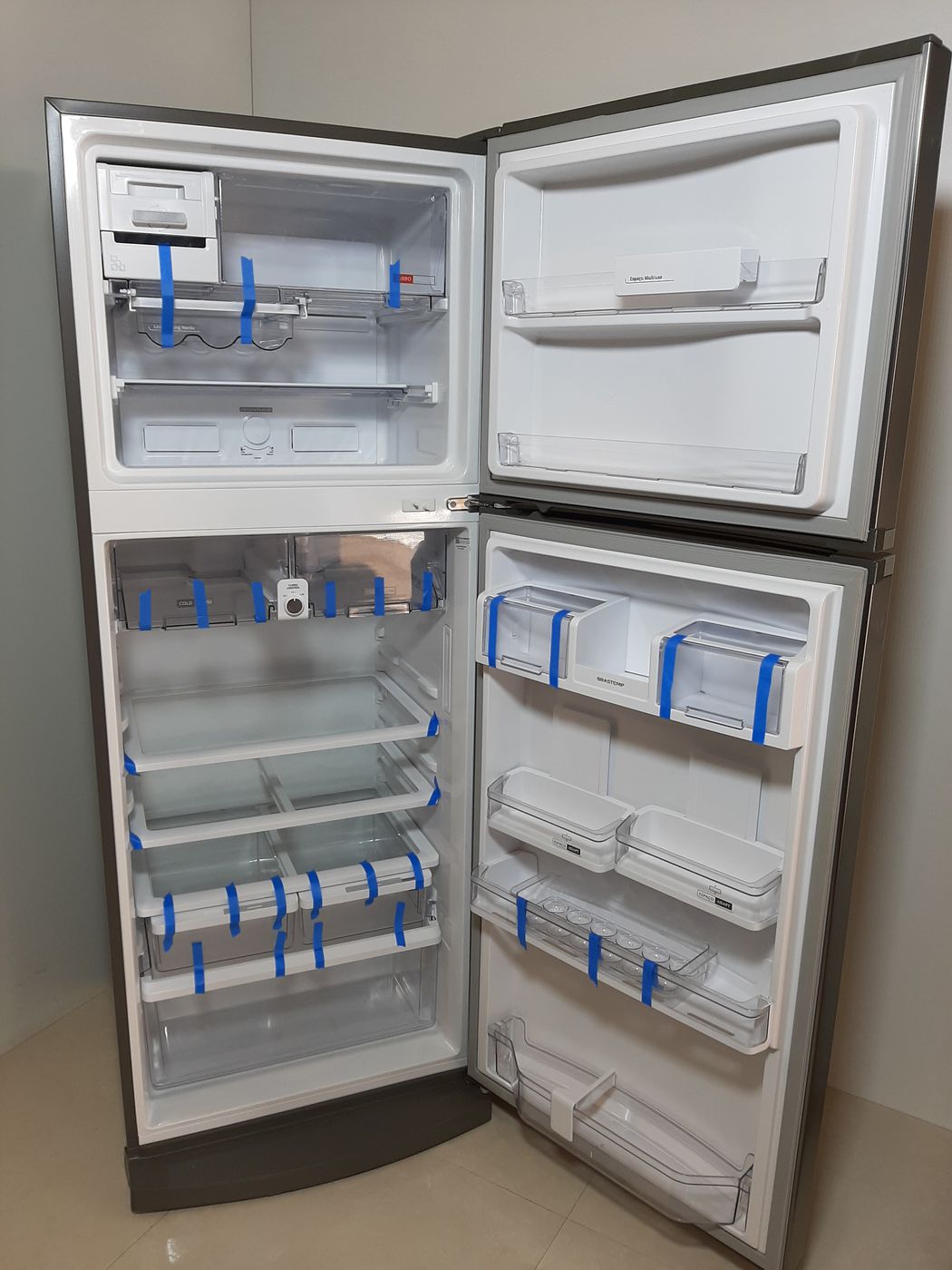 REFRIGERADOR BRASTEMP 2 PORTAS 462L PL - INOX