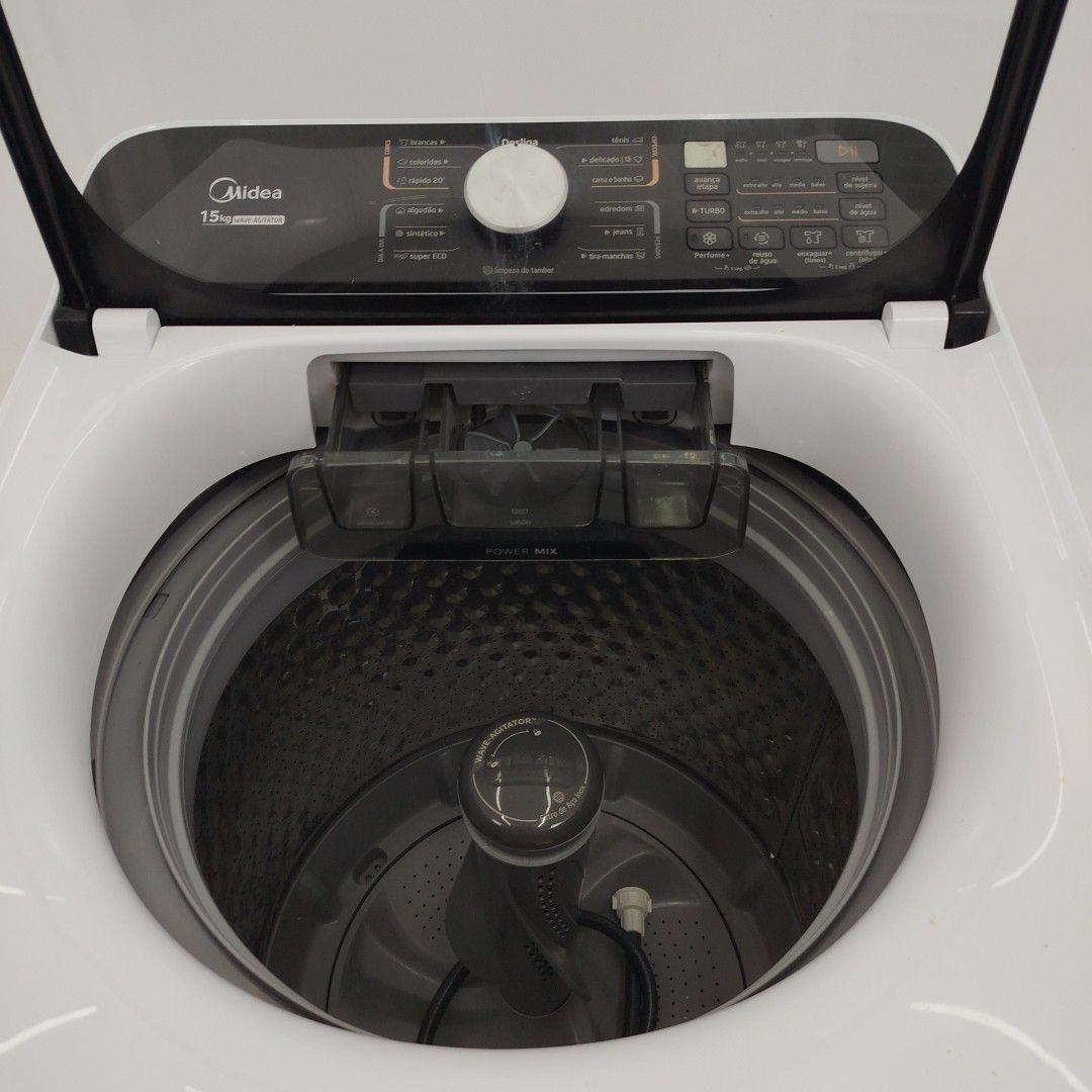 LAVADORA MIDEA LAVADORA TOP LOAD 15KG - BRANC