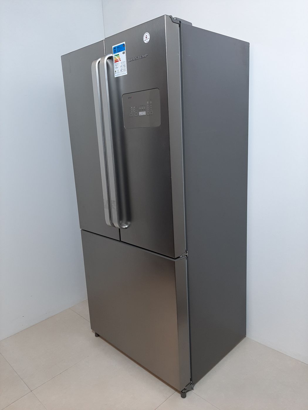 REFRIGERADOR BRASTEMP 3PORTAS 540L PL - INOX