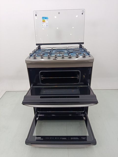 FOGAO ELECTROLUX FE5DC 5 BOCAS DUPLO FORNO PE