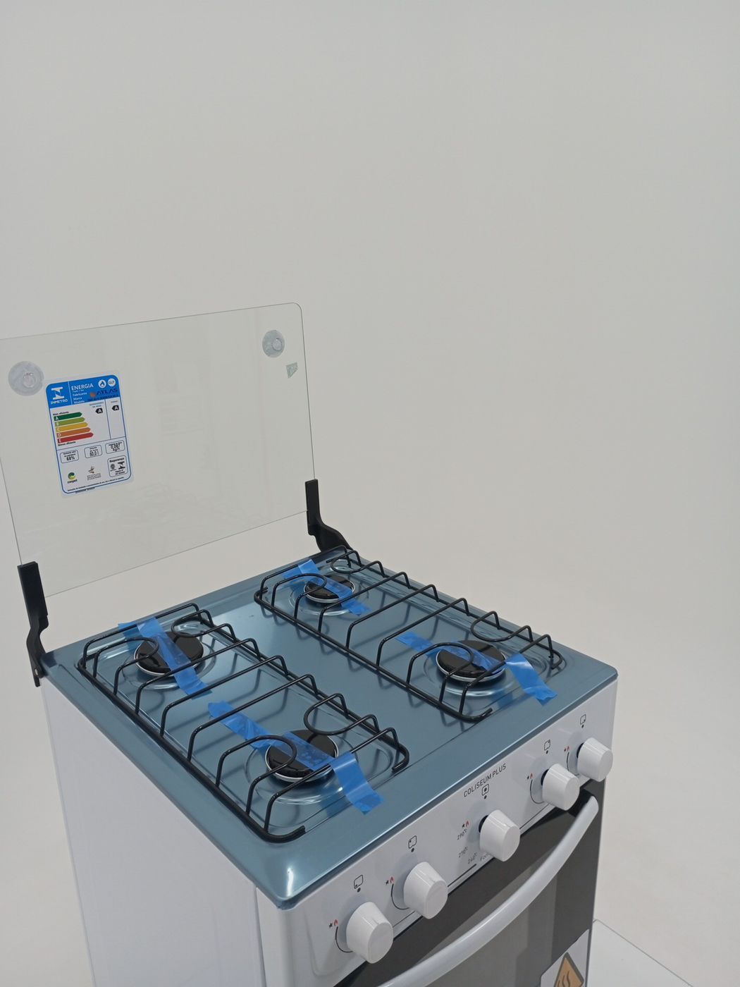 FOGAO ATLAS CLISEUM PLUS 4 BOCAS MESA INOX - 
