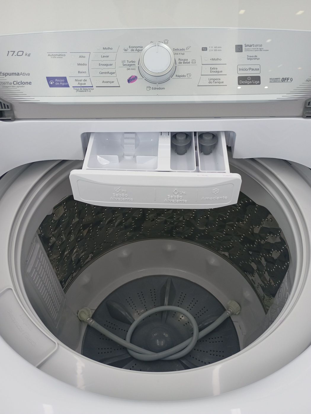 LAVADORA PANASONIC 12KG C/ PROGRAMA VANISH - 