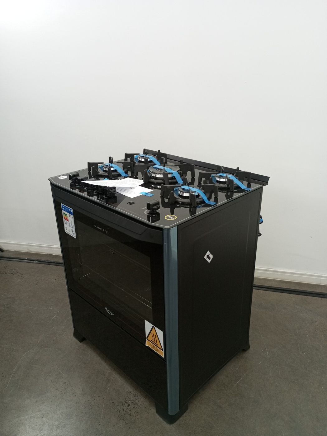 FOGAO DAKO 5 BOCAS MESA DE VIDRO MAGISTER - P