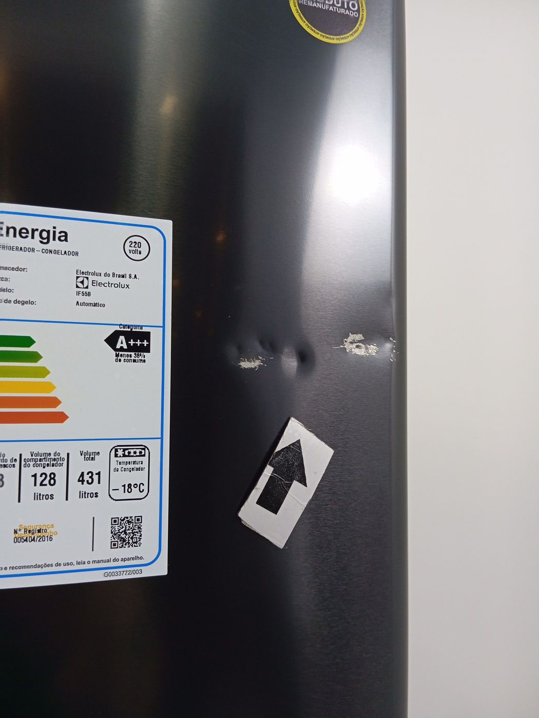 REFRIGERADOR ELECTROLUX IF55B DUAS PORTAS FRO