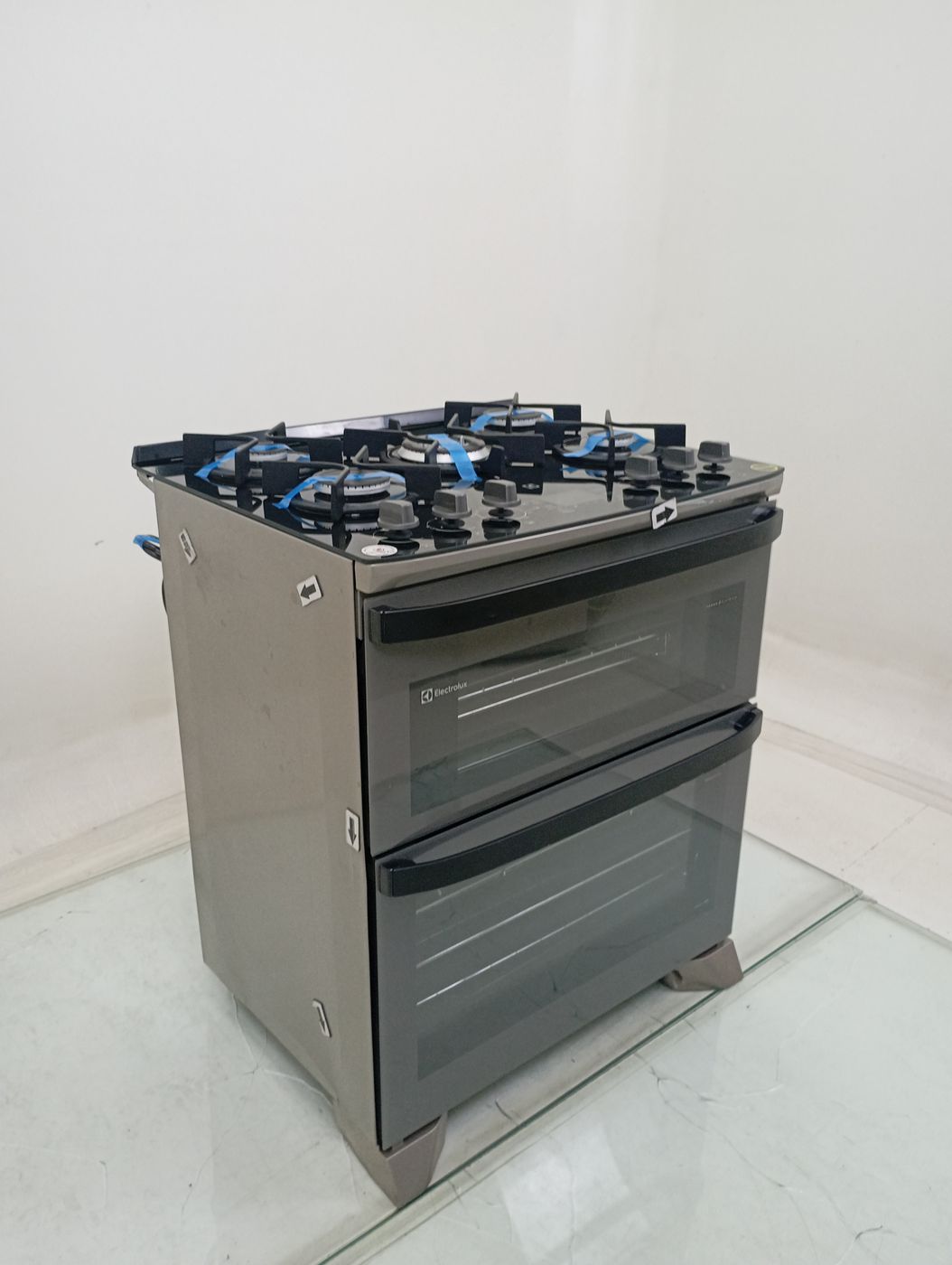 FOGAO ELECTROLUX FE5AD 5 BOCAS MESA DE VIDRO 