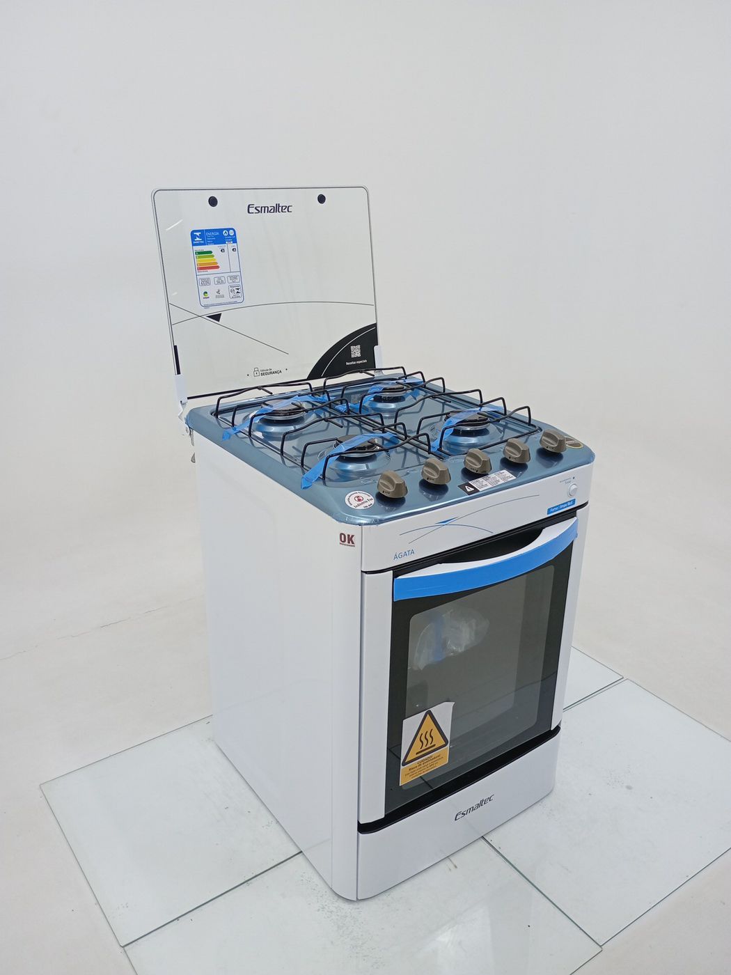 FOGAO ESMALTEC AGATA A GAS C/ ACENDIMENTO AUT