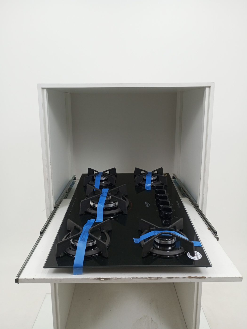 COOKTOP DAKO A GAS SUMPRE 5 BOCAS - PRETO