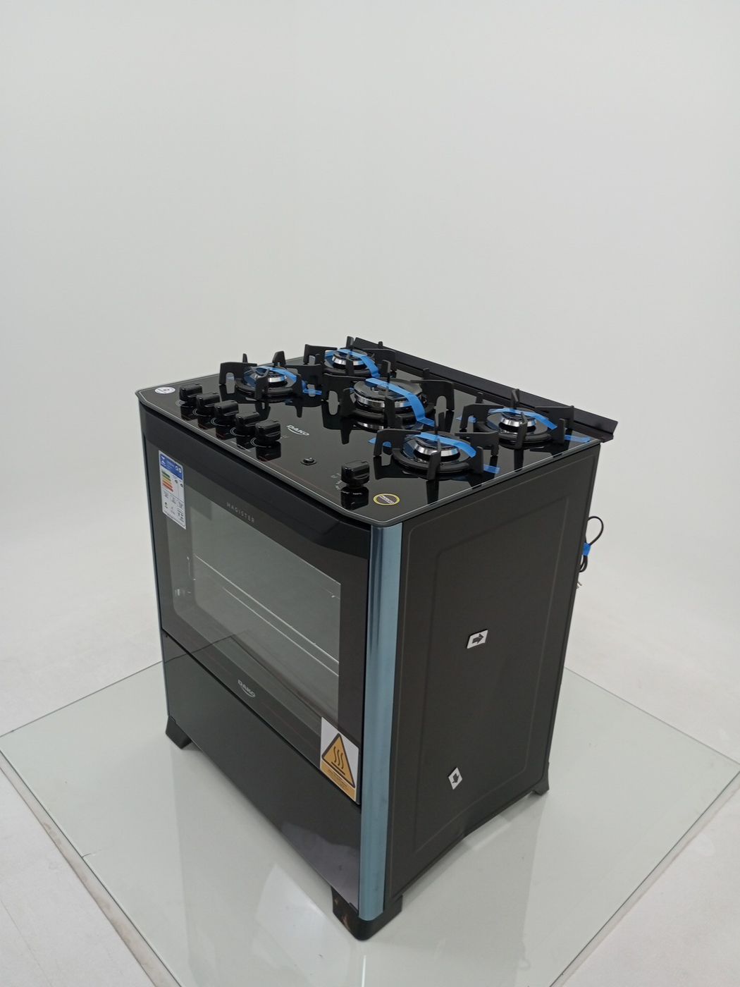 FOGAO DAKO 5 BOCAS MESA DE VIDRO MAGISTER - P
