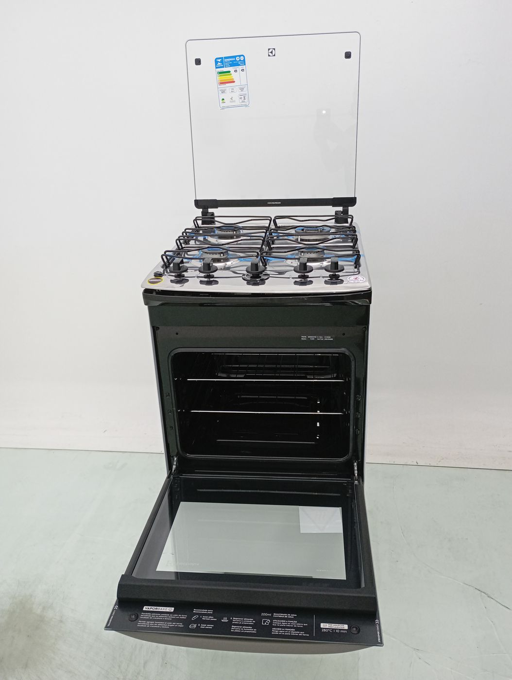 FOGAO ELECTROLUX FE4IW 4 BOCAS MESA INOX PERF