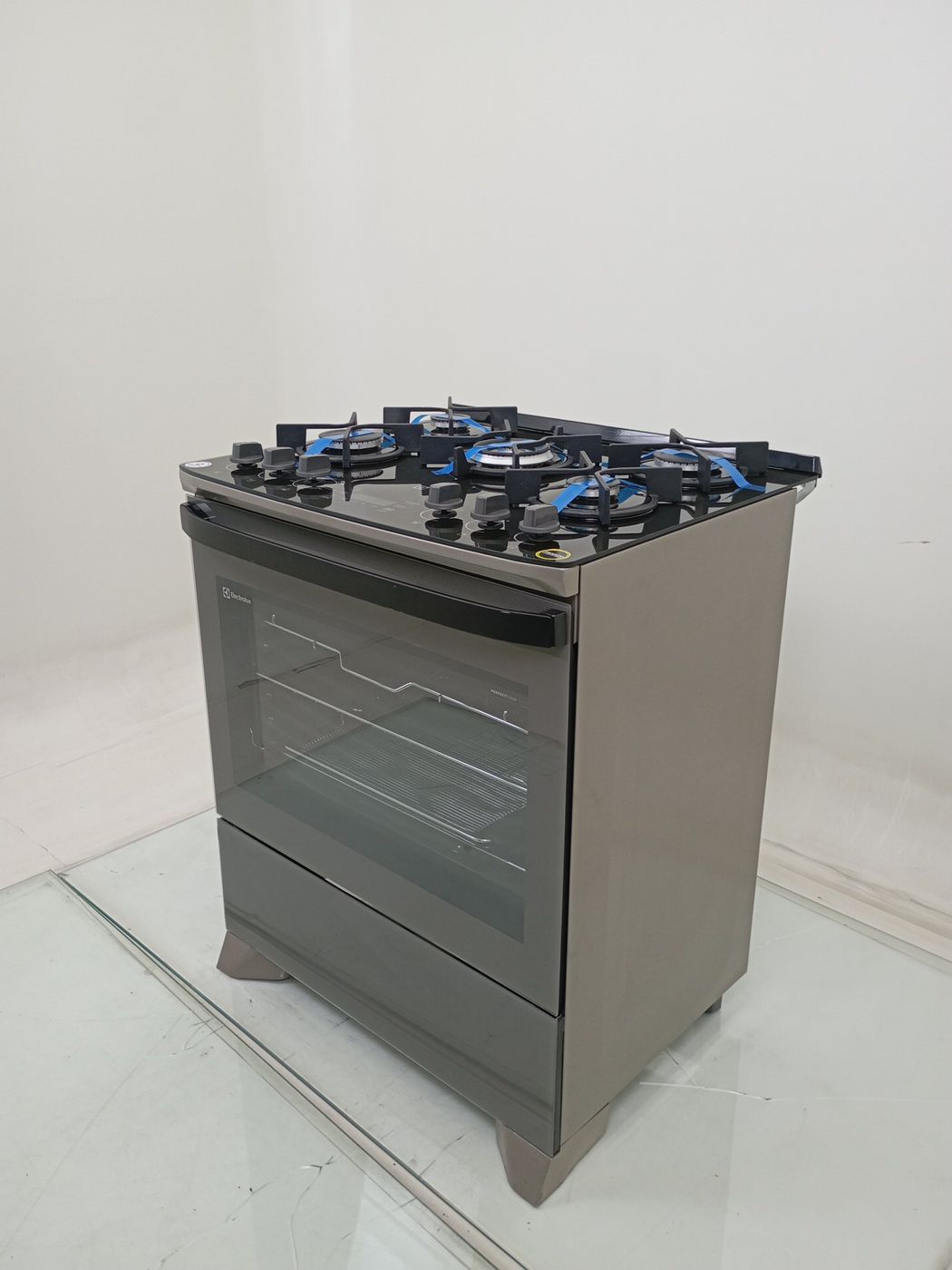 FOGAO ELECTROLUX FE5AP 5 BOCAS MESA DE VIDRO 