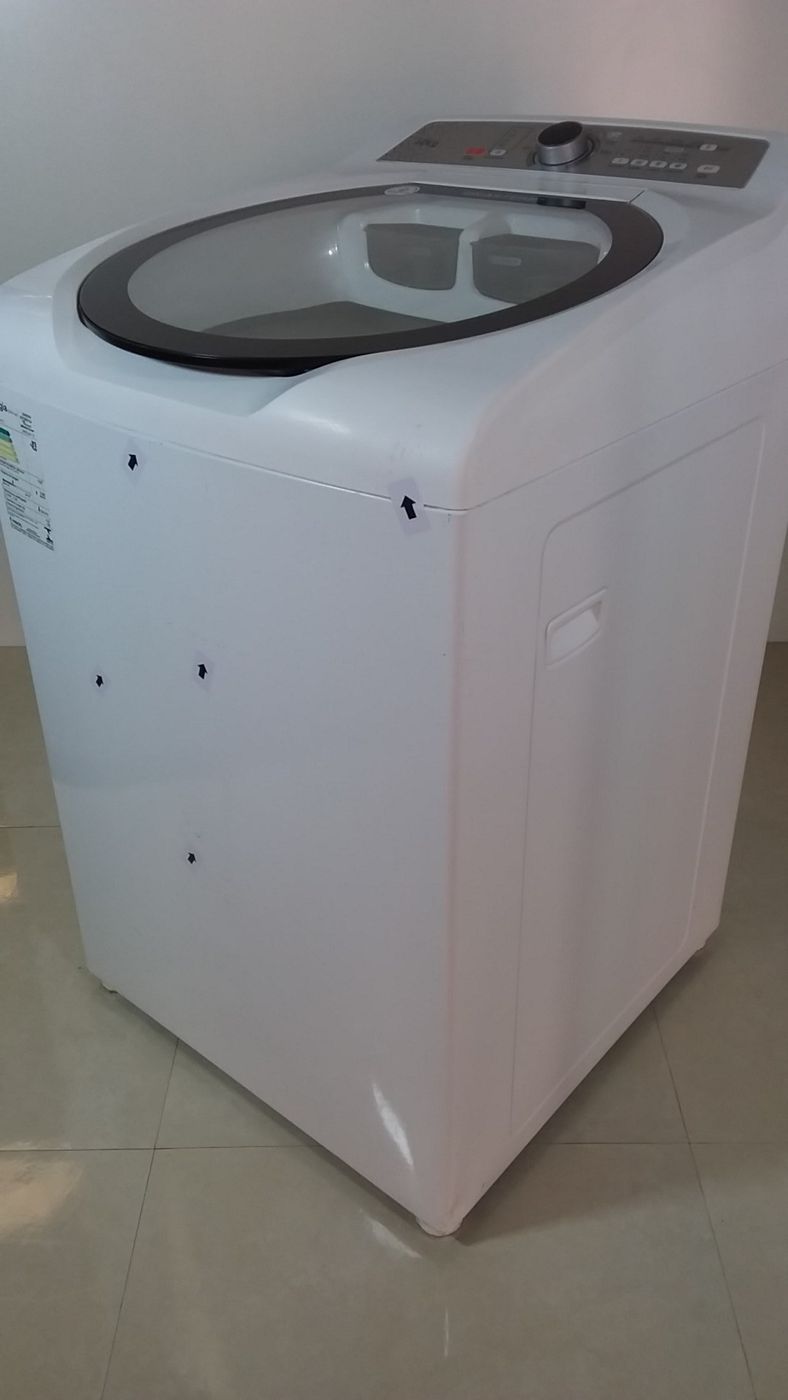 LAVADORA BRASTEMP 15KG AGUA QUENTE E FRIA