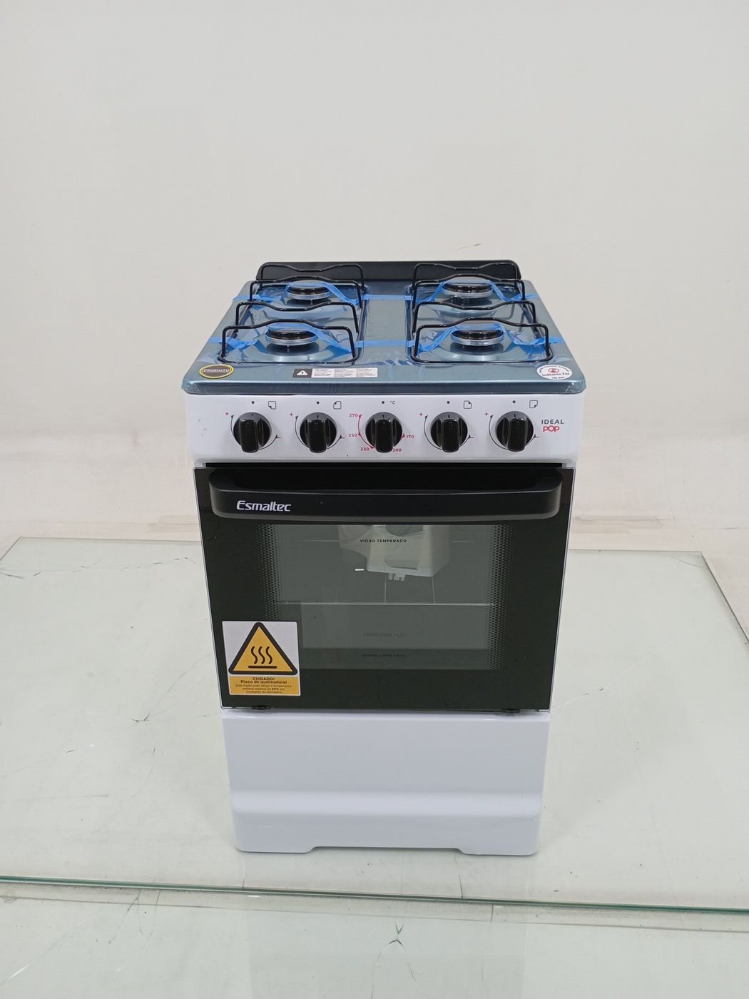 FOGAO ESMALTEC 4120 4 BOCAS IDEAL POP ACENDIM