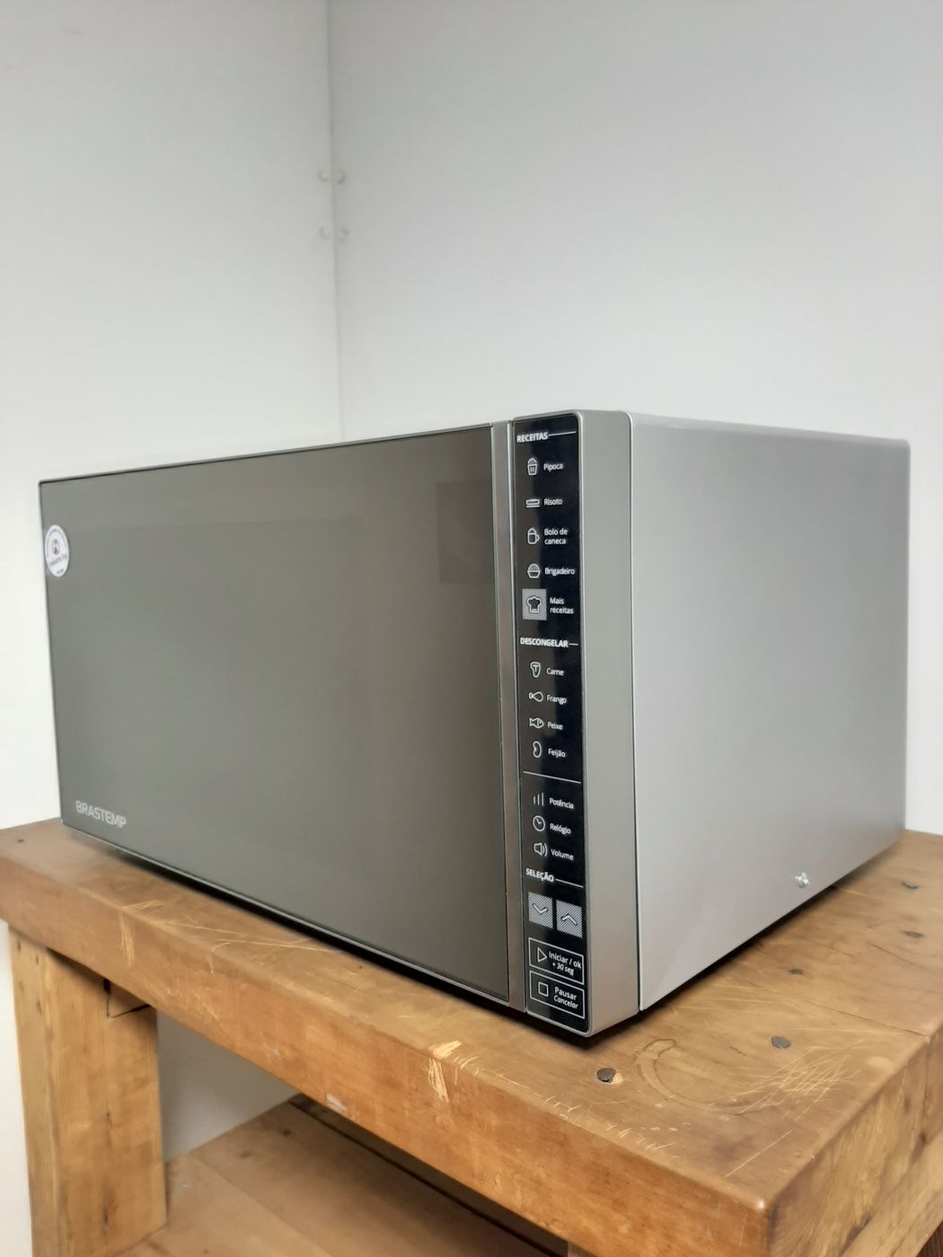 MICRO-ONDAS BRASTEMP 45 L - INOX