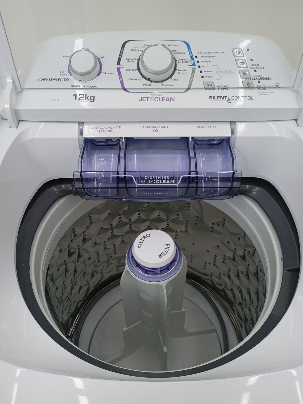 LAVADORA ELECTROLUX LAC12 TURBO ECONOMIA CEST