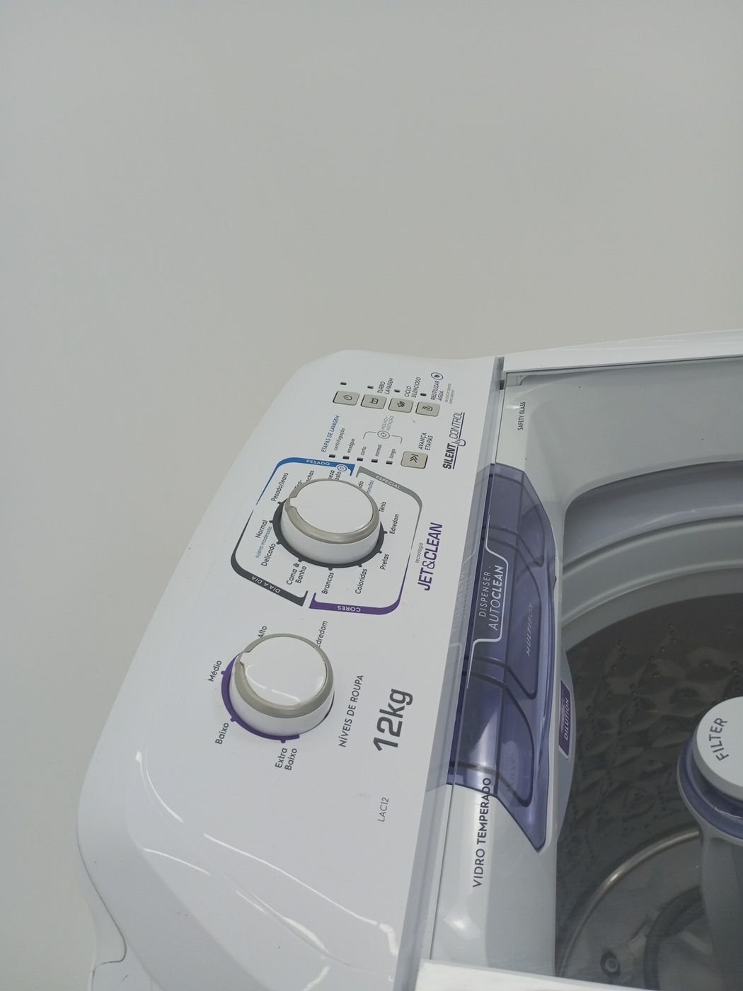 LAVADORA ELECTROLUX TOP LOAD 12KG LAC12 TURBO