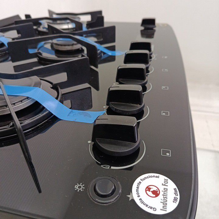 FOGAO ELECTROLUX FE5CP 5 BOCAS MESA DE VIDRO 