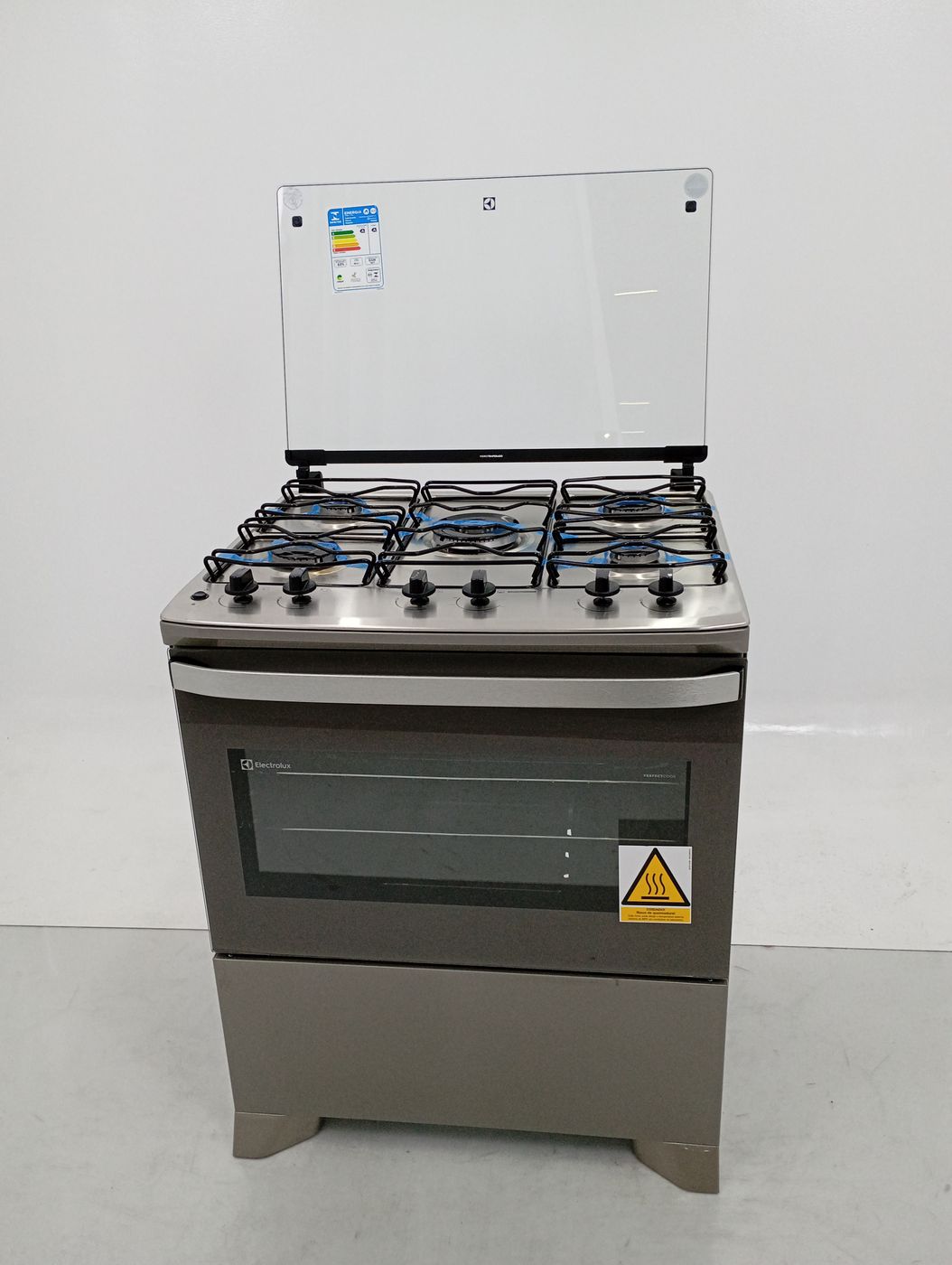 FOGAO ELECTROLUX FE5IG 5 BOCAS MESA INOX PERF