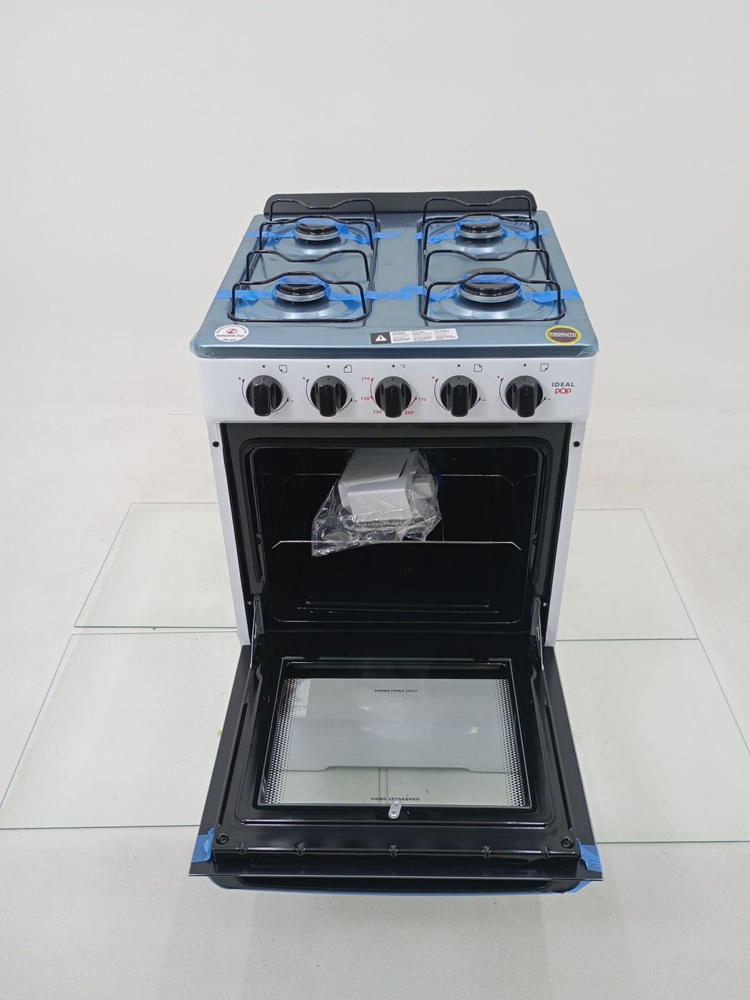 FOGAO ESMALTEC 4120 4 BOCAS IDEAL POP ACENDIM