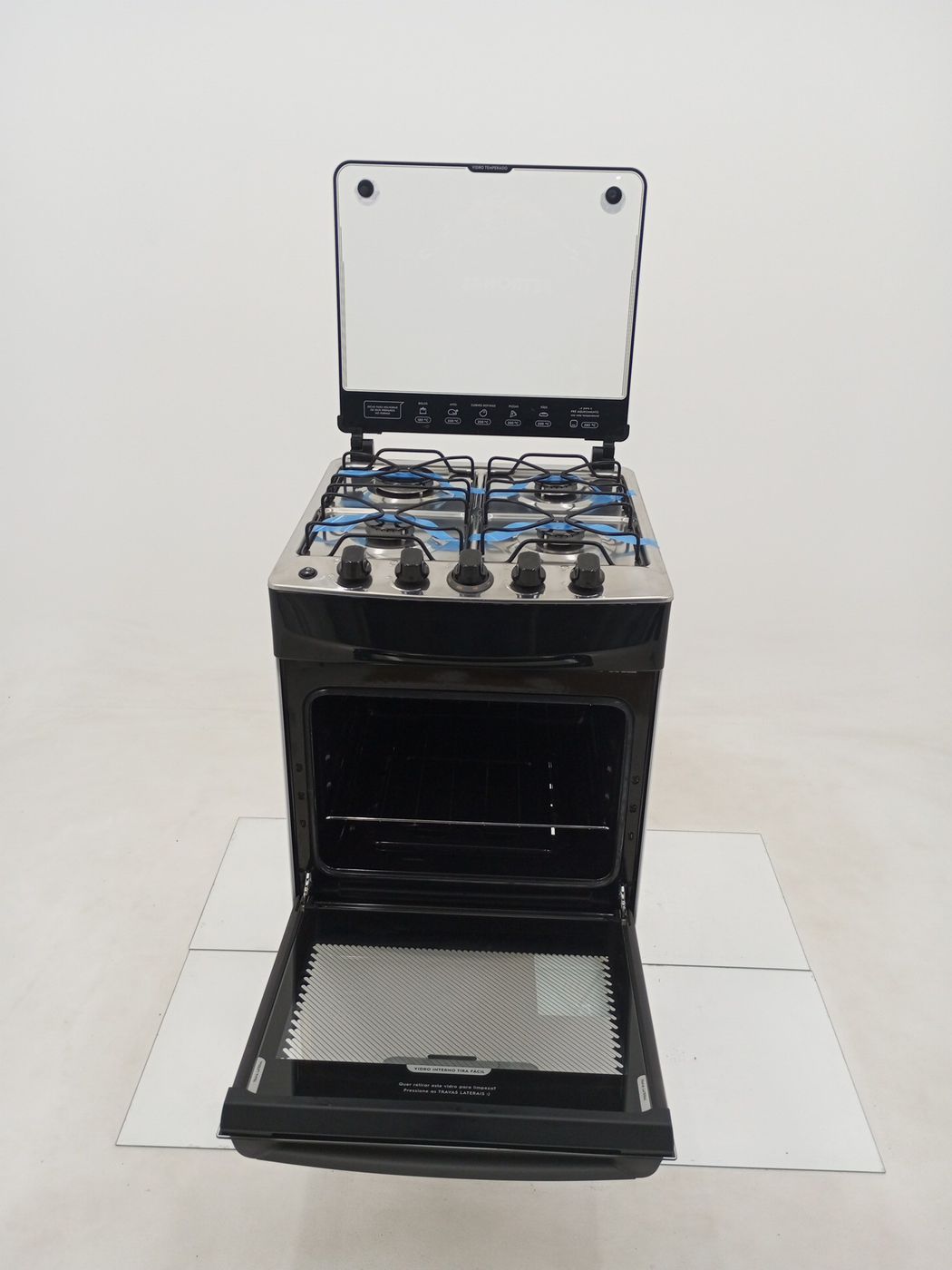 FOGAO CONTINENTAL FC4IB 4 BOCAS MESA DE INOX 