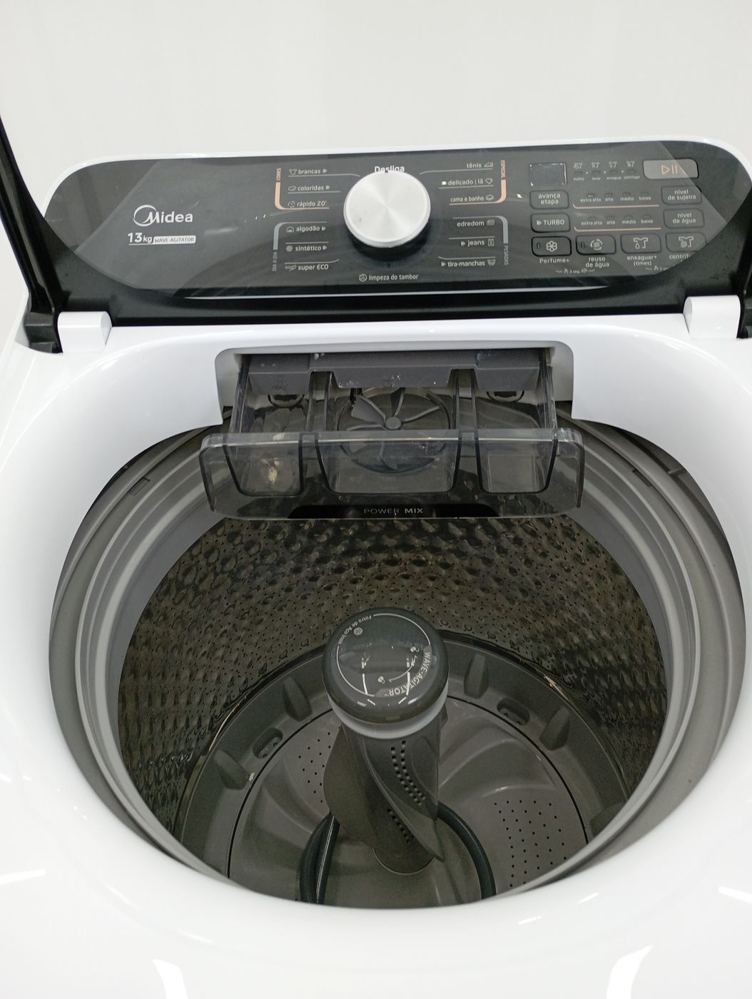 LAVADORA MIDEA LAVADORA TOP LOAD 13KG - BRANC