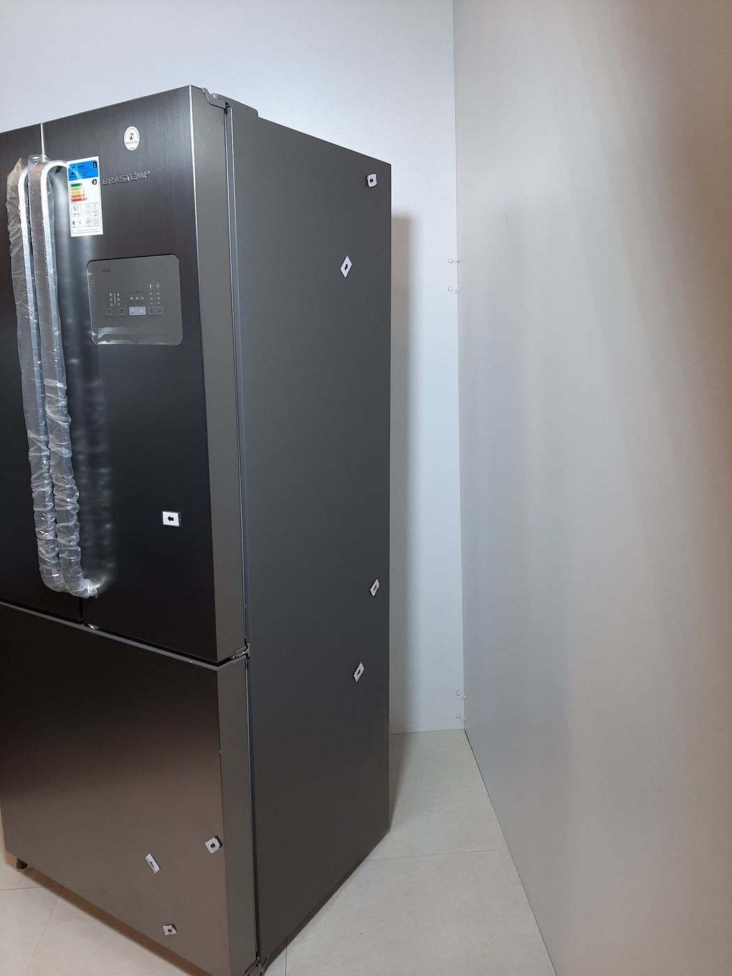 REFRIGERADOR BRASTEMP 3PORTAS 540L PL - INOX