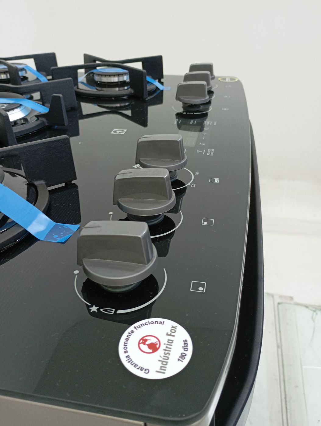 FOGAO ELECTROLUX FE5AP 5 BOCAS MESA DE VIDRO 