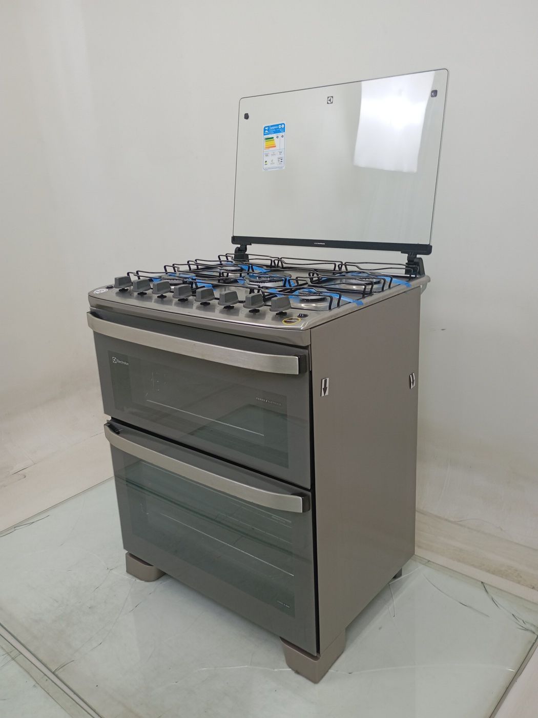 FOGAO ELECTROLUX FE5DC 5 BOCAS DUPLO FORNO PE