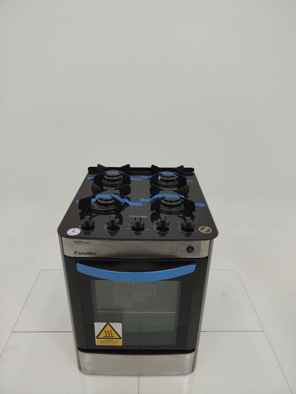 FOGAO ESMALTEC AGATA GLASS A GAS C/ ACENDIMEN