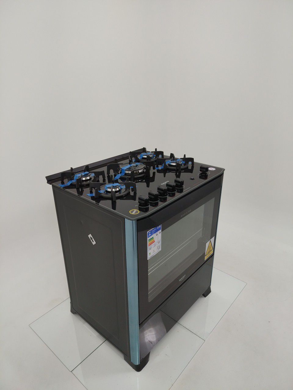 FOGAO DAKO 5 BOCAS MESA DE VIDRO MAGISTER - P