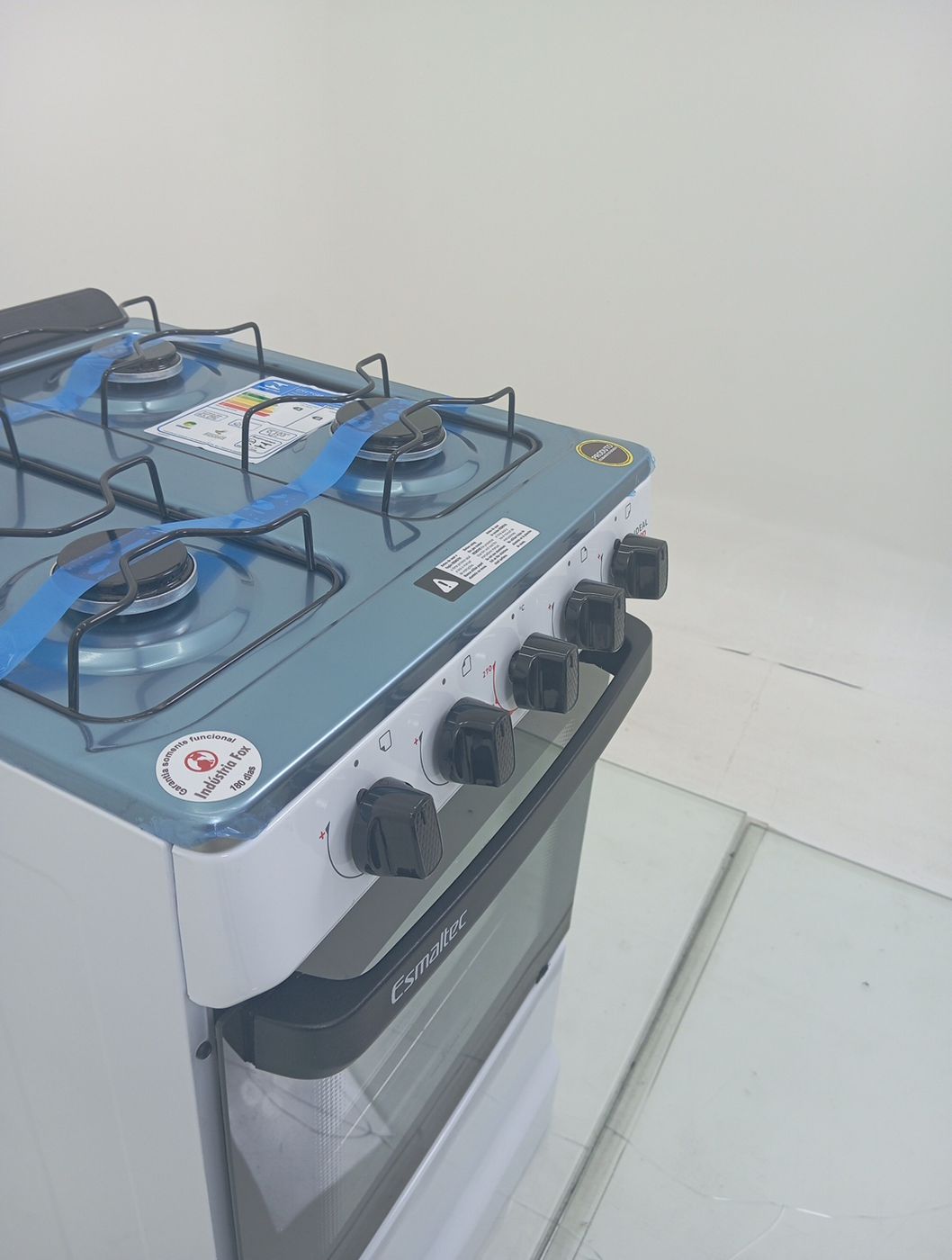 FOGAO ESMALTEC 4120 4 BOCAS IDEAL POP ACENDIM