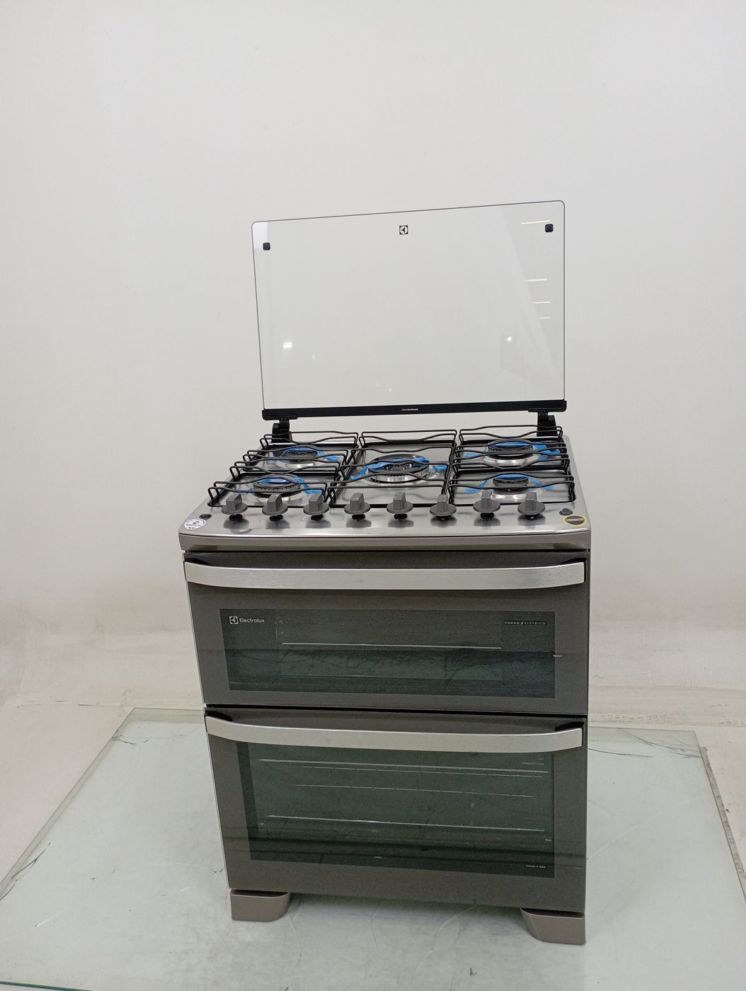 FOGAO ELECTROLUX FE5DC 5 BOCAS DUPLO FORNO PE