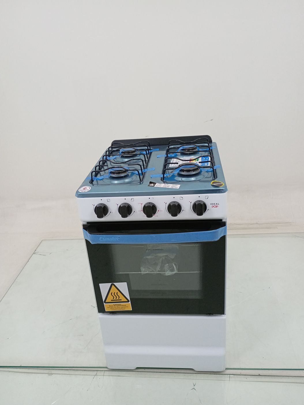 FOGAO ESMALTEC 4120 4 BOCAS IDEAL POP ACENDIM