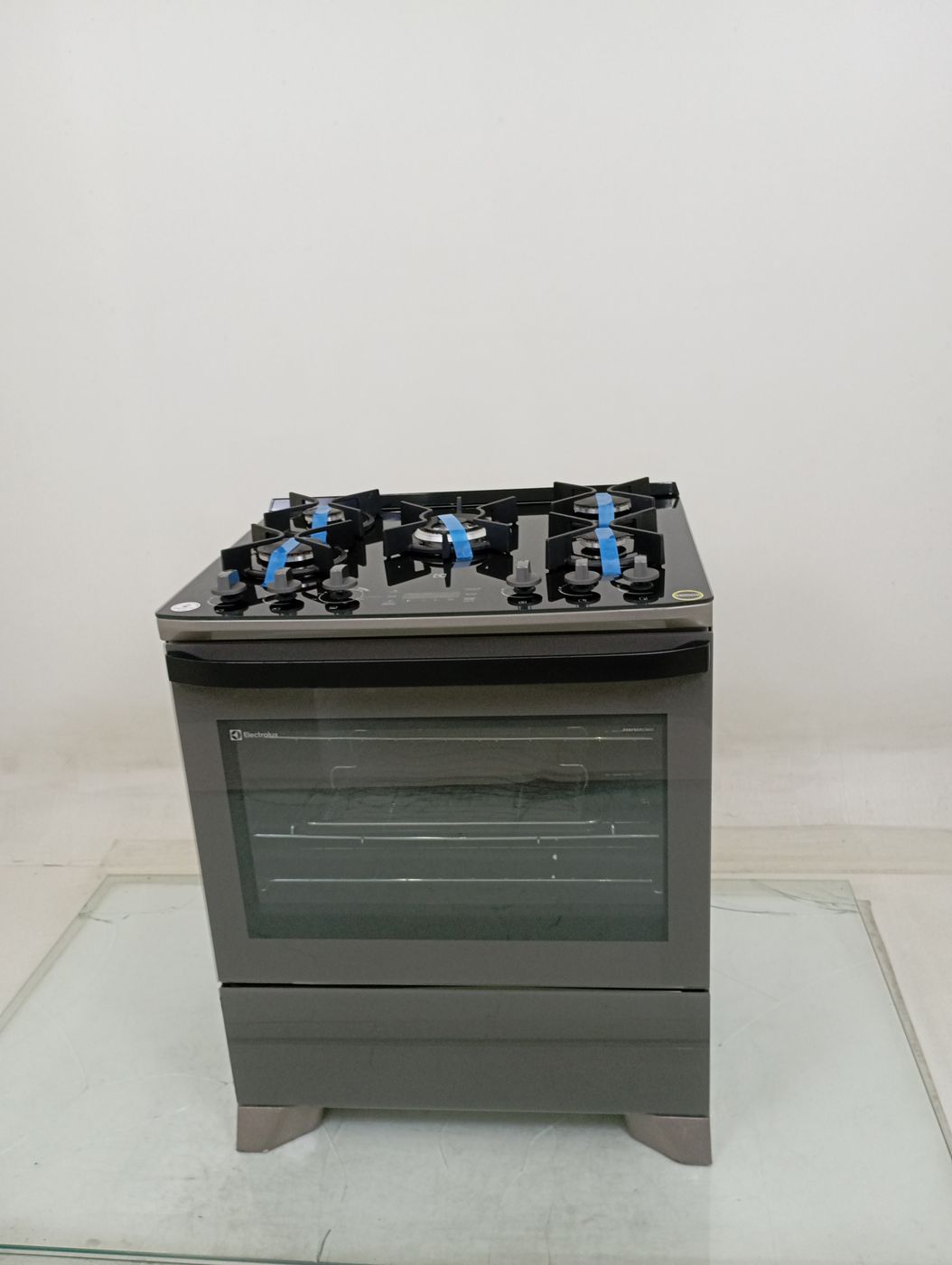 FOGAO ELECTROLUX FE5AP 5 BOCAS MESA DE VIDRO 