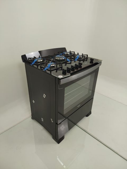 FOGAO DAKO DIPLOMATA 5 BOCAS MESA DE VIDRO AC