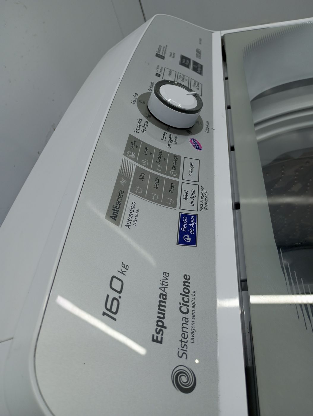 Lavadora Panasonic 16kg C 09 Programas De Lavagem Branco Tudobônus