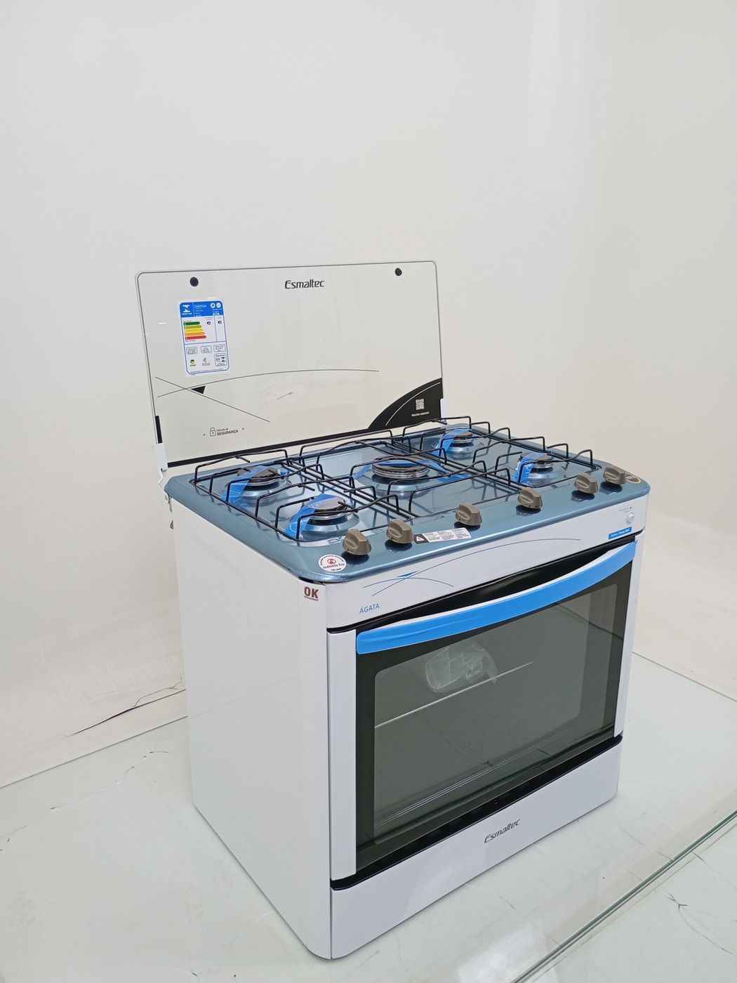 FOGAO ESMALTEC AGATA A GAS C/ ACENDIMENTO AUT