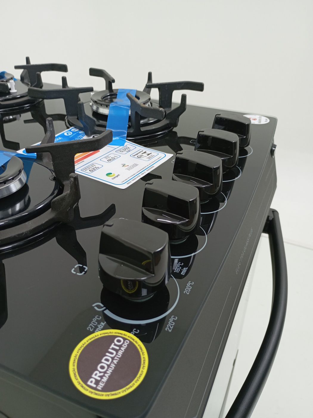 FOGAO ITATIAIA ELECTRA GLASS PLUS 4Q PTO - PR